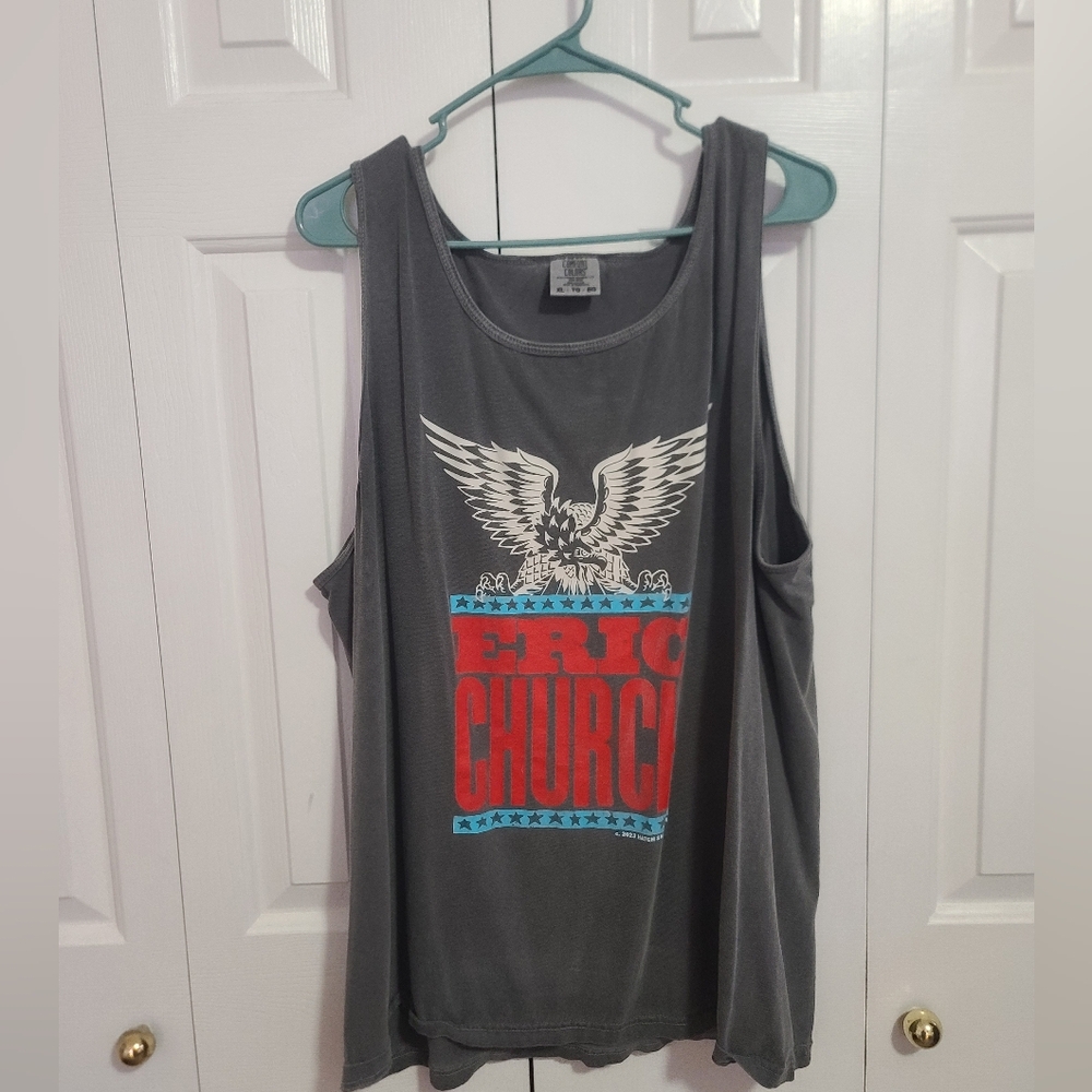 Comfort Colors Eric Church Gray Tank Top